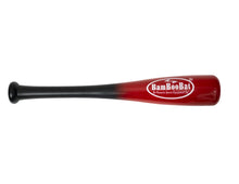 Load image into Gallery viewer, Baseball or Softball 18" &  21" One Hand Training Bat  - BamBooBat - 28 Team Colors - Top & Bottom Hand Training