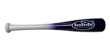 Load image into Gallery viewer, 21" Baseball & Softball Bamboo Training Bat - 22 Team Colors - One Hand Training Bat - Top & Bottom Hand Training - Use For Soft Toss