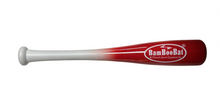 Load image into Gallery viewer, Baseball or Softball 18" &  21" One Hand Training Bat  - BamBooBat - 28 Team Colors - Top & Bottom Hand Training