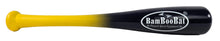 Load image into Gallery viewer, Baseball or Softball 18" & 21" One Hand Training Bat - BamBooBat - 28 Team Colors - Top & Bottom Hand Training