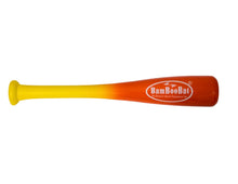 Load image into Gallery viewer, Baseball or Softball 18" &  21" One Hand Training Bat  - BamBooBat - 28 Team Colors - Top & Bottom Hand Training