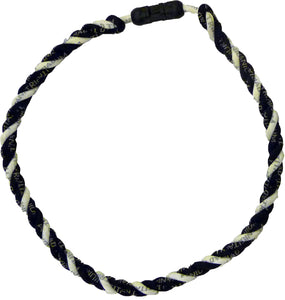 Black White Black Triple Triad Team Color Necklace