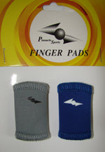 Load image into Gallery viewer, Grey Royal Blue Pinnacle Sports Athletic Finger Pad Protectors