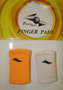 Load image into Gallery viewer, Orange White Pinnacle Sports Athletic Finger Pad Protectors