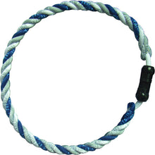 Load image into Gallery viewer, Navy Gray and White Triad Team Color Necklace