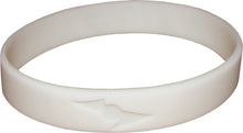 Load image into Gallery viewer, White Pinnacle Triad Titanium Rubber Band