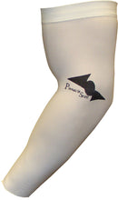 Load image into Gallery viewer, White Pinnacle Sports Ion Compression Sleeve Long Black