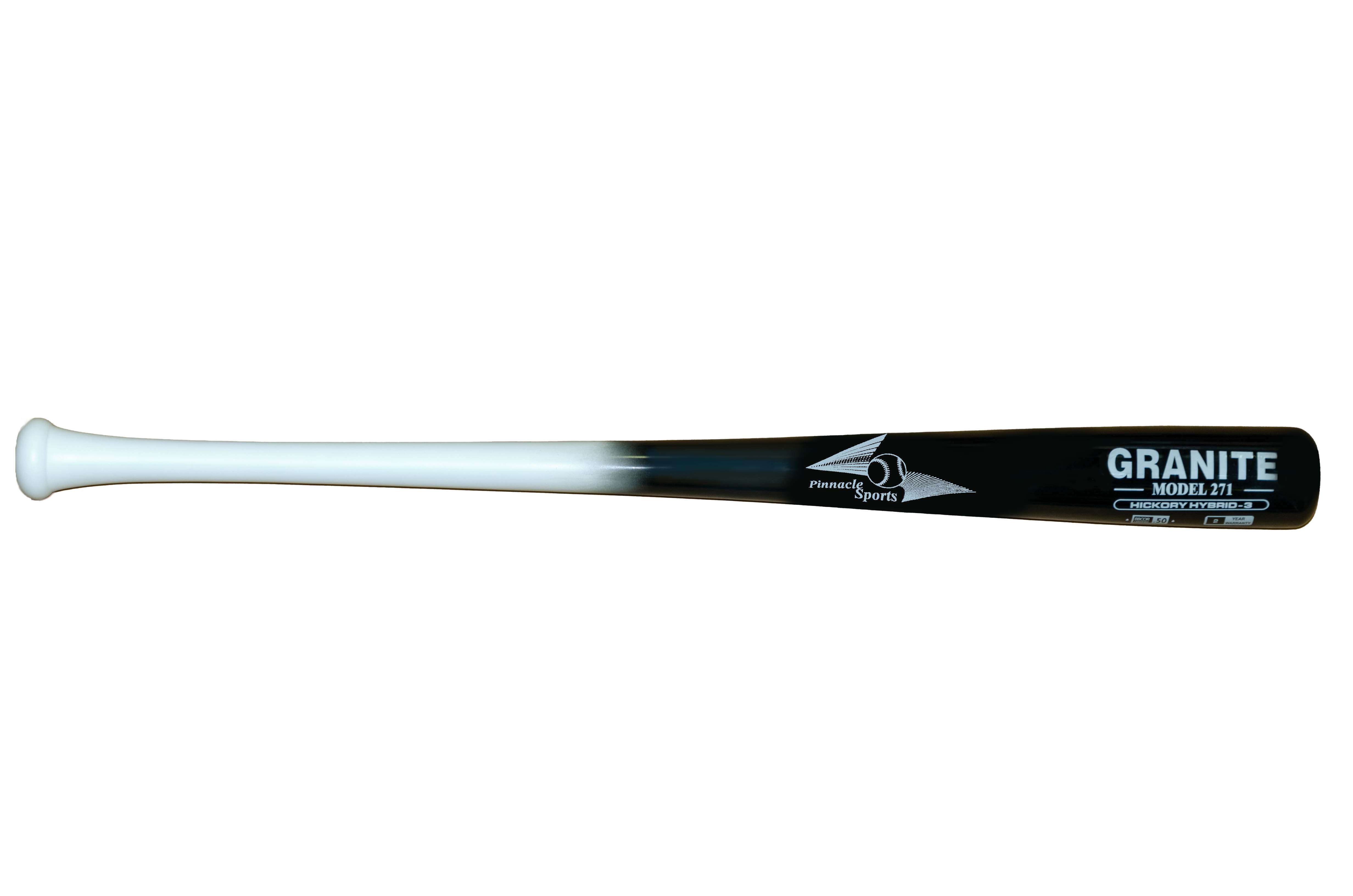 Hickory Wood & Bamboo Baseball Bat Hybrid - Granite Hybrid Series