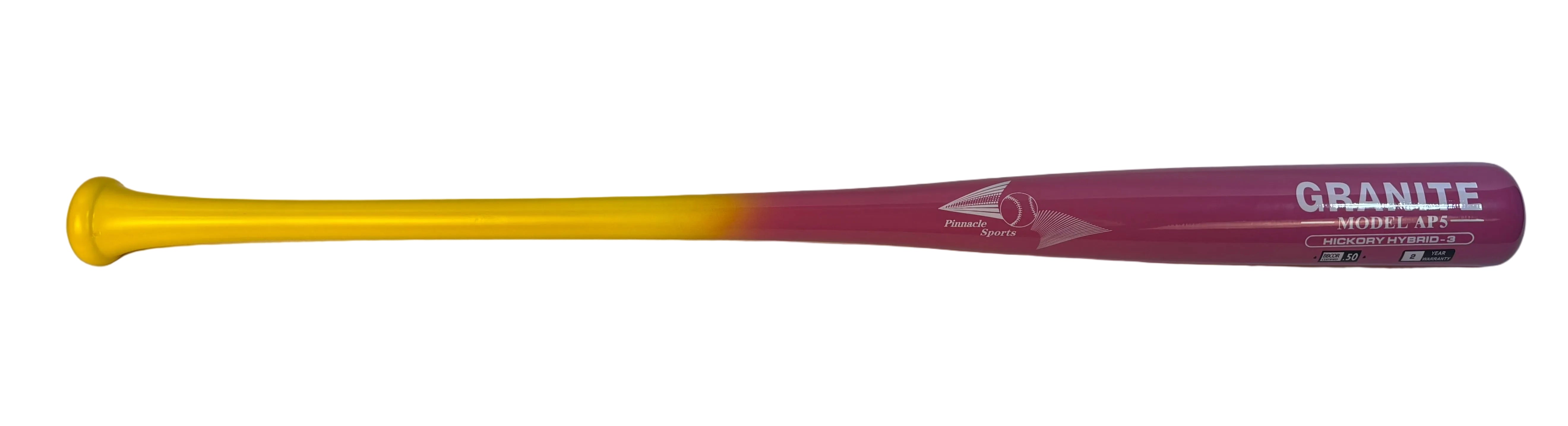 Hickory Wood & Bamboo Baseball Bat Hybrid - Granite Hybrid Series
