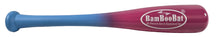 Load image into Gallery viewer, Baseball or Softball 18" &amp;  21" One Hand Training Bat  - BamBooBat - 28 Team Colors - Top &amp; Bottom Hand Training
