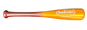 Baseball or Softball 18" &  21" One Hand Training Bat  - BamBooBat - 28 Team Colors - Top & Bottom Hand Training