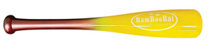 Baseball or Softball 18" &  21" One Hand Training Bat  - BamBooBat - 28 Team Colors - Top & Bottom Hand Training