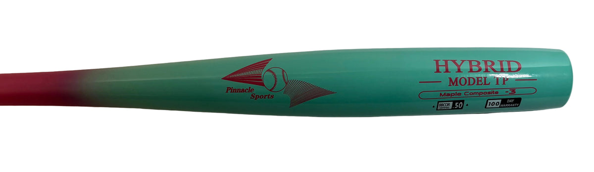 Maple Wood with Bamboo Baseball Bat Hybrid - Pinnacle Sports  - 100-Day Warranty
