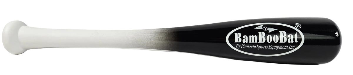Baseball or Softball 18" - 21" - 23" One Hand Training Bat  - BamBooBat - 31 Team Colors - Top & Bottom Hand Training