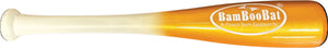 Baseball or Softball 18" &  21" One Hand Training Bat  - BamBooBat - 28 Team Colors - Top & Bottom Hand Training