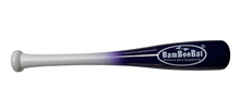 Load image into Gallery viewer, 21&quot; Baseball &amp; Softball Bamboo Training Bat  - 16 Team Colors - One Hand Training Bat - Top &amp; Bottom Hand Training  - Use For Softtoss
