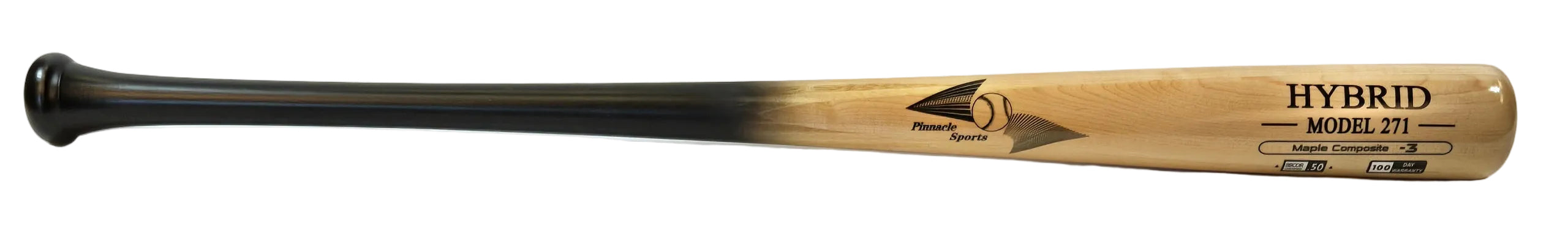 Maple Wood with Bamboo Baseball Bat Hybrid - Pinnacle Sports - 100