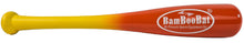 Load image into Gallery viewer, Baseball or Softball 18" &amp;  21" One Hand Training Bat  - BamBooBat - 28 Team Colors - Top &amp; Bottom Hand Training
