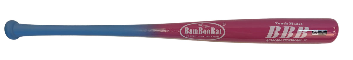 Bamboo Youth Baseball Bat - BamBooBat - 6 Colors - 100 Day Warranty Approximately  -7 Drop