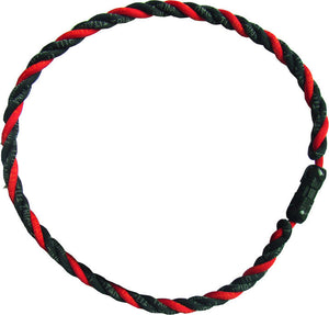 Black Red Triad Team Color Necklace