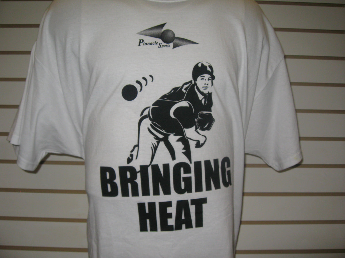 White Pinnacle Sports Bringing Heat T-Shirt