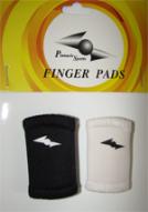 Black White Pinnacle Sports Athletic Finger Pad Protectors
