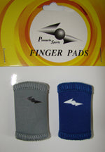 Load image into Gallery viewer, Grey Royal Blue Pinnacle Sports Athletic Finger Pad Protectors
