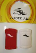 Red White Pinnacle Sports Athletic Finger Pad Protectors