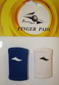 Royal Blue White Pinnacle Sports Athletic Finger Pad Protectors