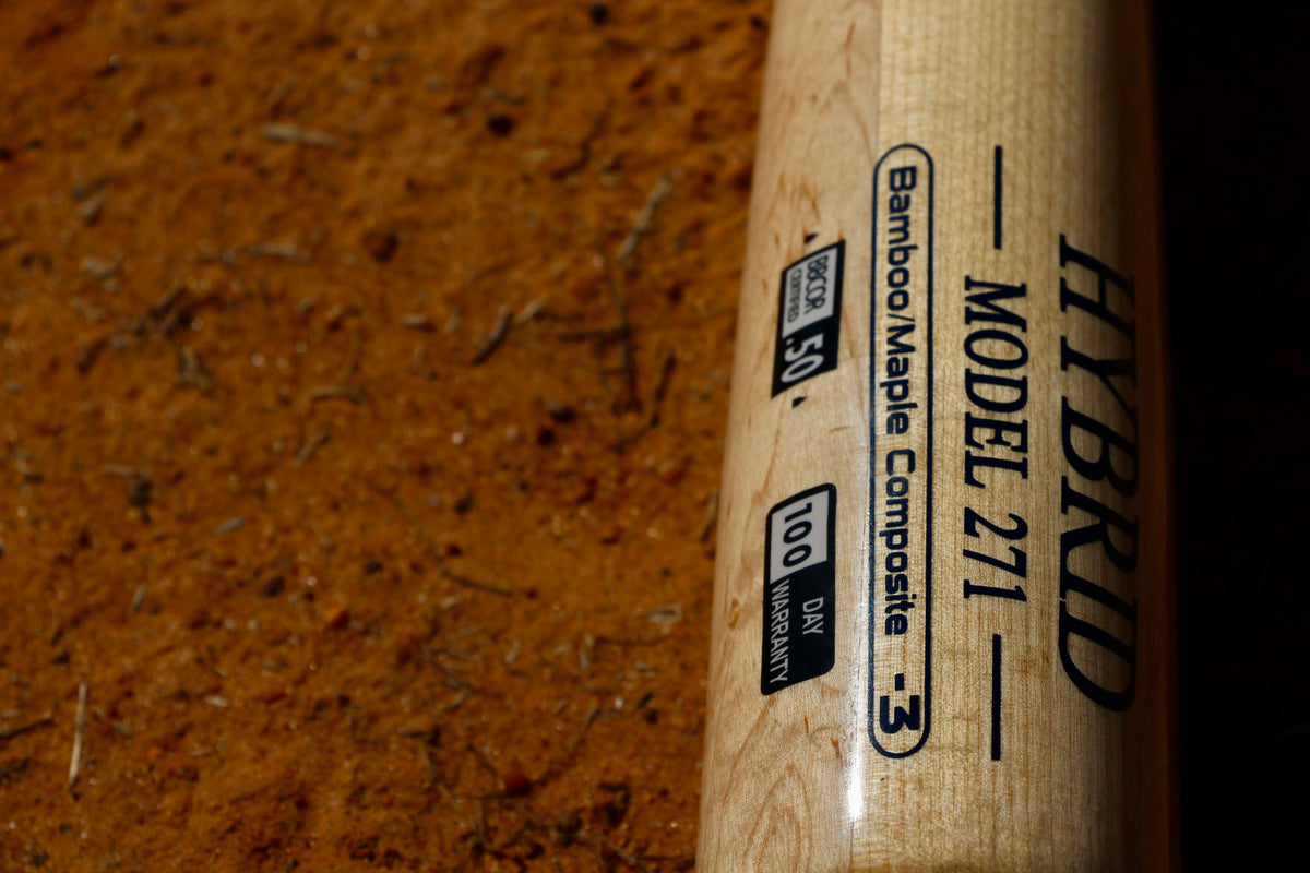 Maple-Hybrid 100-Day Warranty Baseball Bat for 243 and 271