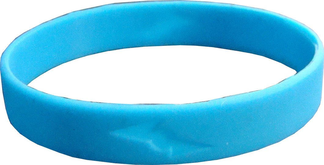 Columbia Blue Pinnacle Triad Titanium Rubber Band