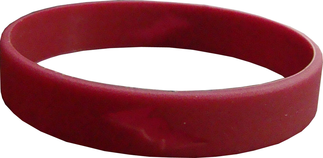 Maroon Pinnacle Triad Titanium Rubber Band