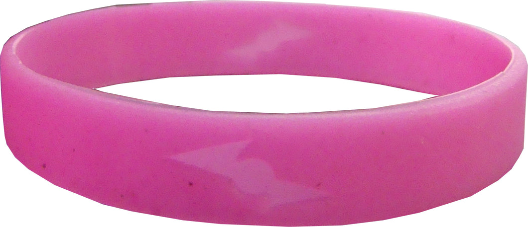 Pink Pinnacle Triad Titanium Rubber Band