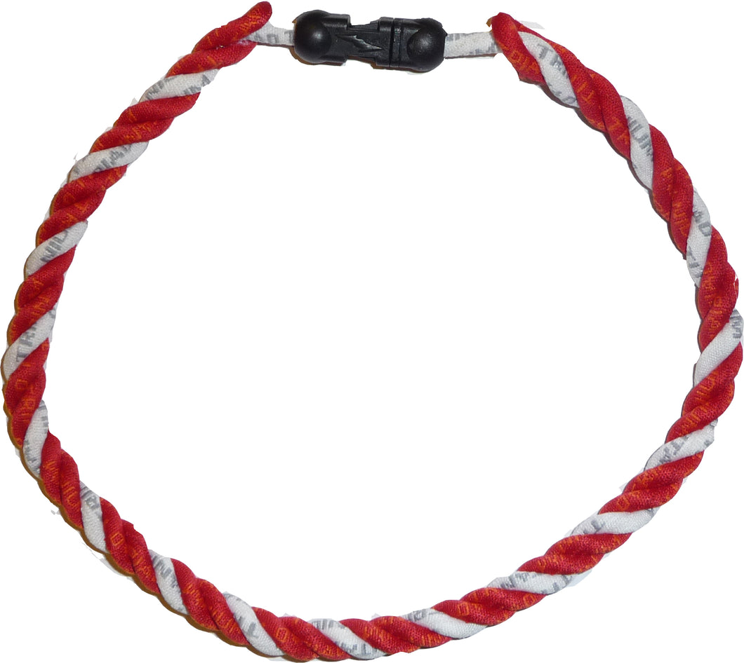 Red White Red Triple Triad Team Color Necklace
